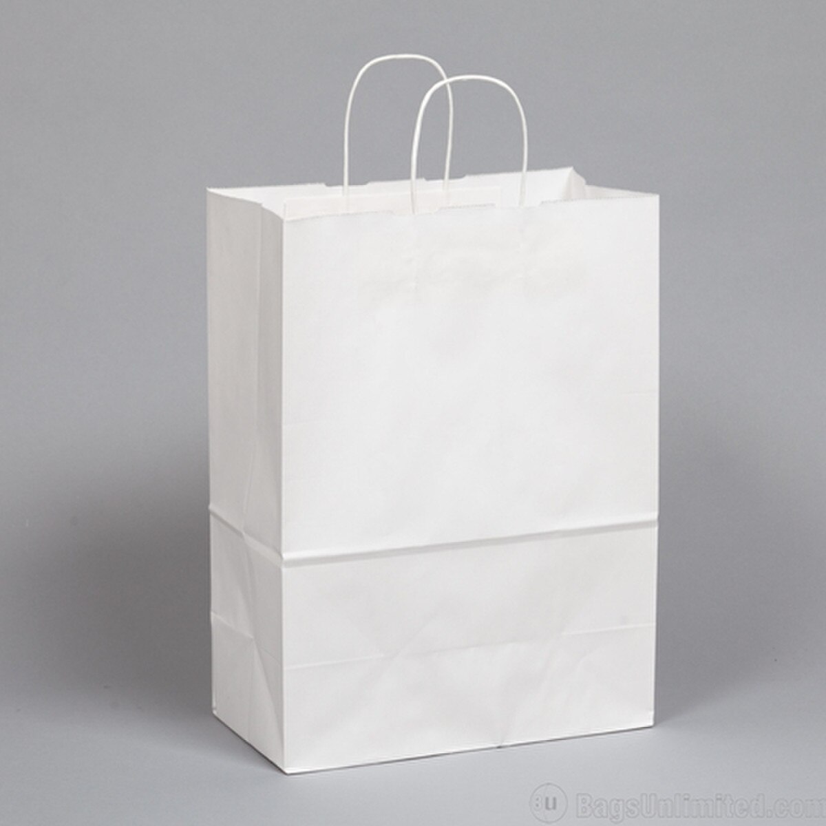 White Kraft Paper Shopping Bags wit